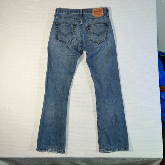 Levi’s Women’s Blue Denim Straight Jeans Size 30 Western Minimalist Classic - Picture 2 of 8